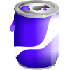 Canned Blueberry Soda Drink
