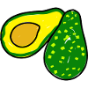 Green Avocado Doodle