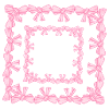 frame square square loop pink