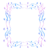 Leaves Square Shape Square Frame