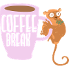 Kaffeepause Tarsierflüsterer Koffeintrinker