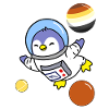 Penguin Astronaut Gay Bear Pride