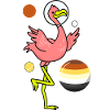 Flamingo Astronaut Gay Bear Pride