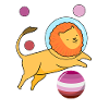 Lion Astronaut Gay Bear Pride