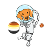Dog Astronaut Gay Bear Pride