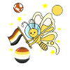 Butterfly Astronaut Gay Bear Pride