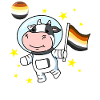 Cow Astronaut Gay Bear Pride