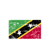 Saint-Kitts-et-Nevis Drapeau