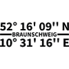 Braunschweig coordinates