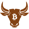 Bitcoin Crypto Bull Logo