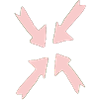 pink focus arrows