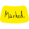 Marked.
