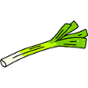 Leek Vegetable Doodle