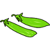 Mange Tout Vegetable Doodle