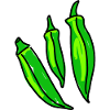 Okra Vegetable Doodle