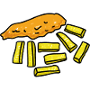 Fish and Chips Doodle