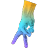 Korean Symbol Hand K-pop