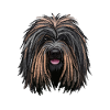 Puli Dog Aquarelle Peinture Illustration
