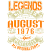 1976 August Birthday Legend