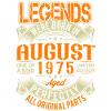 1975 August Birthday Legend