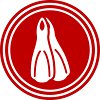 Diving Fins Diver silhouette