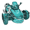 Trike Spyder turquoise