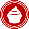 Muffin Silhouette icon