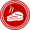 Steak icon Silhouette