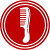 Icône de coiffeur peigne