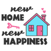 Housewarming party New Home New Happiness