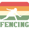 Fencing Retro Candidate Gift