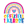 Offiziell 1. Klasse Regenbogen Design