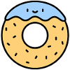 Kawaii glazed donut lovers