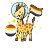 Giraffe Astronaut Gay Bear Pride