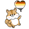 Écureuil Coeur Ballon Gay Ours