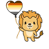 Lion Balloon Gay Bear Pride