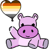 Hippo Balloon Gay Bear Pride