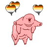 Tardigrade Balloon Gay Bear Pride