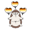 Hedgehog Balloon Gay Bear