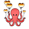 Octopus Balloon Gay Bear Pride