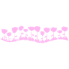 pink rose wave line