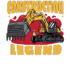 Baulegende Bagger Reparaturgeschenk Mitarbeiter