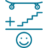 Skateboarder Skateboard And Stairs Smile
