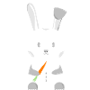 Rabbit with carrot