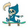 Skateboarder Funny Death On Skateboard