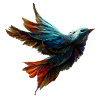 Colourful bird