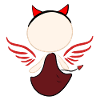 red devil symbol man