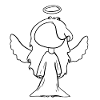 Symbole Ange Homme Fille