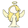 Angel Gold Girl Wings
