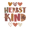 Herbst Kind Dankbarkeit Blätter